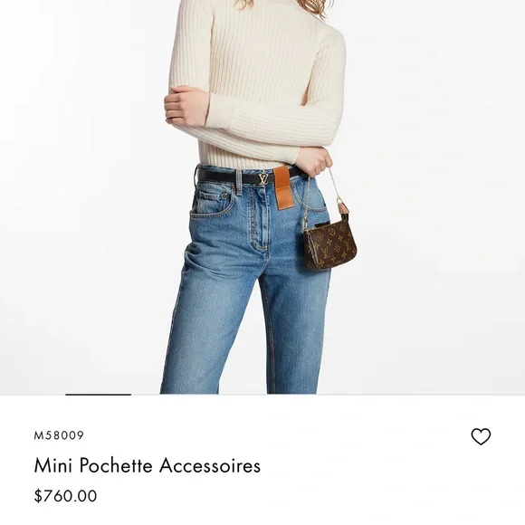 Louis Vuitton Empreinte Monogram Mini Pochette Accessories Black - Picture 2 of 5